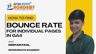 How to Find Bounce Rate for Individual Pages in GA4 (Google Analytics 4)