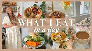 WHAT I EAT IN A DAY | refreshing, nutritious, delicious, & balanced meal ideas! (8 months pregnant)