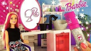 Салон красоты Барби Игровой набор Делаем прически  Barbie Sparkle Style Salon