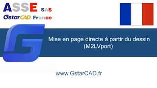 Mise en page rapide avec GstarCAD