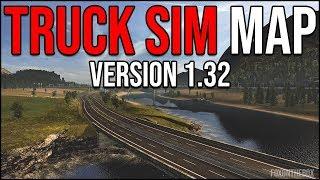 TSM TruckSim Map v1.32 | Euro Truck Simulator 2 (ETS2 1.32)