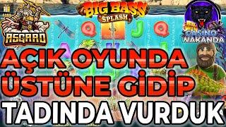 BİG BASS SPLASH AÇIK OYUNDA UÇURDUK| Big Bass Bonanza |sweet bonanza 1000 yeni oyun slot küçük kasa