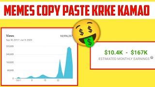 How To Earn With Meme Compilation Channel | how to monetize meme compilation channel