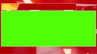 news frame green screen || No Copyright Video