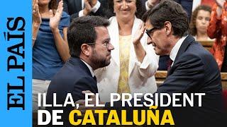 CATALUÑA | Illa: "Estamos en un momento histórico. Gobernaré para todos" | EL PAÍS