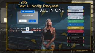 UI Pack (Notify , Text UI , Request Menu) [ALL IN ONE] [FIVEM]