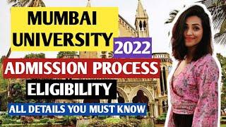 MUMBAI UNIVERSITY APPLICATION / ADMISSION 2022 | ALL YOU NEED TO KNOW ABOUT UG/PG COURSES IN MUMBAI