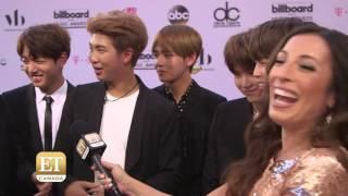 BEST BTS Interview at BBMAs  "What is heartthrob?"