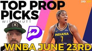 Best WNBA Player Prop Picks, Bets, Parlays & Predictions for PrizePicks, Today | June 23rd | 6/23