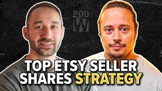 Making $100,000 Profit a Year on ETSY w/ Andreas Pistolelis | Print on Demand Wisdom #24