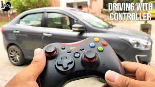 Driving my Car with Wireless Game Controller | Made my Ford Figo Remote Controlled - Real RC Car