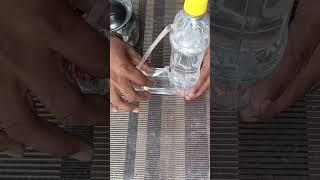 Make water flow continuously and fish tank with plastic bottle