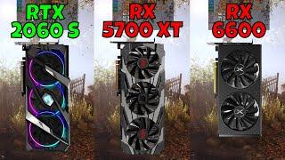RTX 2060 Super vs RX 5700 XT vs RX 6600 (In 10 Games) in 2023