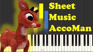 Rudolph the Red Nosed Reindeer Piano Sheet Music