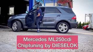 Mercedes ML250CDI chiptuning by Dieselok. 204hp @ 235hp