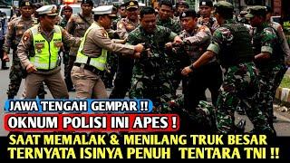 VIRAL‼️POLISI INI APES KARENA MENILANG TRUK TERNYATA BERISI PASUKAN TNI‼️ BEGINI NASIBNYA SEKARANG