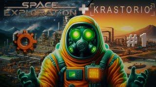 Race Against Time and Space #1 (Factorio Space Exploration + Krastorio 2)