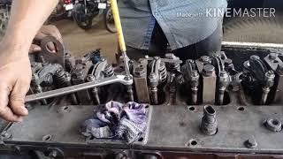 टाइपिट सेटिगं BS 2 इंजन 12 वालhow to Tappet Adjust tata 3516 BS 2 Engine 12 wall