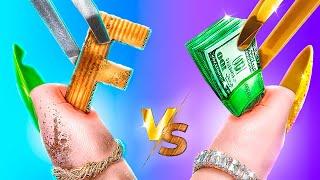 Из ботанши в красотку! Экстремальное перевоплощение! Бедная девушка vs богатая!