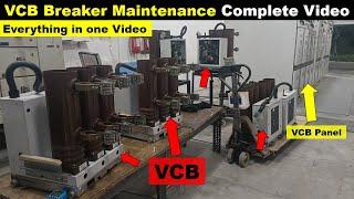 VCB breaker complete maintenance with testing, everything in just one video @TheElectricalGuy
