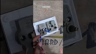 16 Amp Switch socket connection | Power board connection  #trending #tech #electric @kbslighting