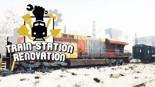 КЛАДБИЩЕ ПОЕЗДОВ! #9 TRAIN STATION RENOVATION ПРОХОЖДЕНИЕ