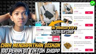 Cara Mendapatkan Diskon 100 Perak Di Tiktok Shop