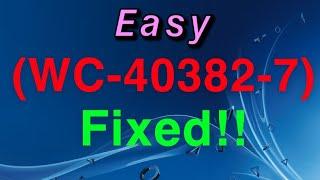 PS4 (WC-40382-7) Credit card on file is invalid. EASY FIX!!