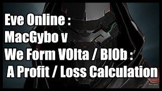 Eve Online : MacGybo v We Form V0lta / Bl0b : A Profit / Loss Calculation