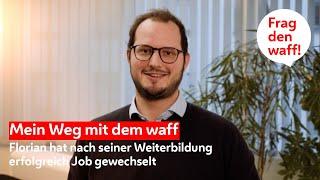 Digitale Weiterbildung mit dem waff - Florians Geschichte