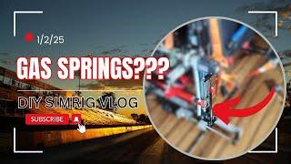 SimRig - VLOG - Update - Gas Springs for Heave! #simracing #iracing