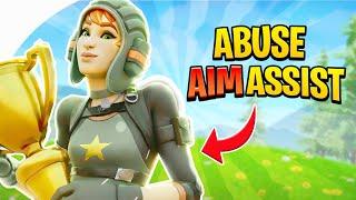How To ABUSE Aim Assist (OP) - Fortnite