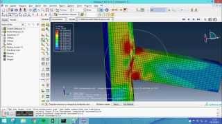 Abaqus tutorial - Static Analysis of a T-joint