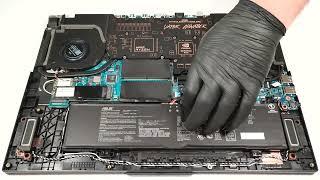 ️ How to open ASUS ROG Strix SCAR 17 G733 (2023) - disassembly and upgrade options