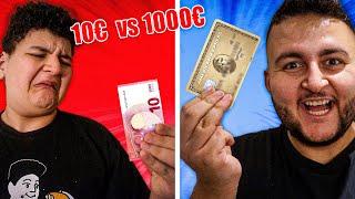  1000€ TAG vs.  10€ TAG Challenge | Can Wick