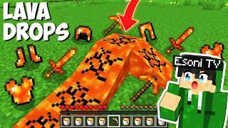 Minecraft But Esoni Can Mine LAVA (Tagalog)