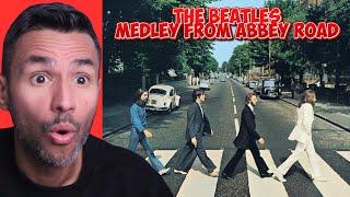 The Beatles - Medley from ABBEY ROAD (REACTION) First Time Hearing It