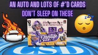 2024 Panini Prestige Football Mega Box Review.  These were a nice surprise.