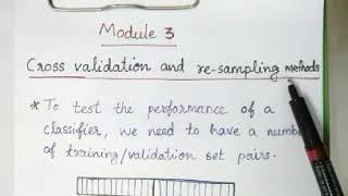 Cross validation and re-sampling methods / KTU / Machine Learning