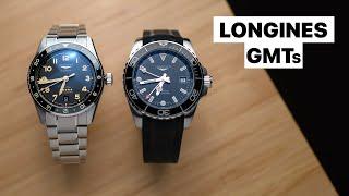 Longines GMT Faceoff: Spirit Zulu Time 39mm vs. Hydroconquest GMT