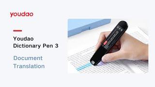 Youdao Dictionary Pen 3 - Document Translation