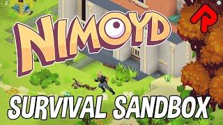 Build Crazy Voxel Towns in Sci-Fi Survival Sandbox! | NIMOYD gameplay alpha demo