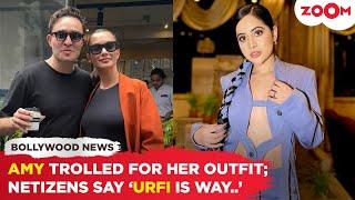 Amy Jackson gets brutally TROLLED for her bold outfit; Netizens say ‘Urfi is way better’