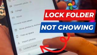 Google Photos Locked Folder Not Open