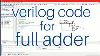 verilog code for fulladder