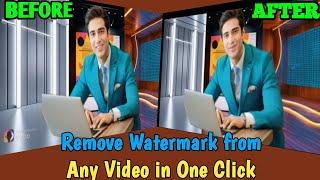 Remove Watermark from Any Video in One Click |BEST FREE AI APP