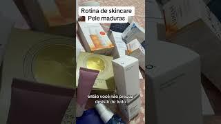 Rotina de skincare pele madura #50mais  #beauty #60mais