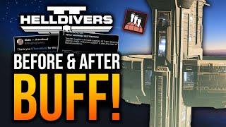 Helldivers 2 - NEW DSS BUFF! Before & After!