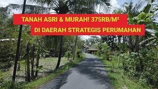 Tanah Asri & Murah 375rb/m² Di Daerah Strategis Perumahan, Exit Tol Dan Bandara Yogyakarta