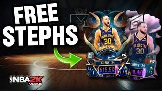 How To Get FREE Stephen Curry Card CODES! He Is UNREAL  | NBA 2K Mobile